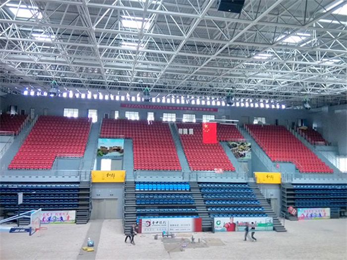 厦门电厂体育馆网架加工